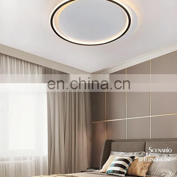 Bedroom Simple Modern Living Room Study Lamp Round Ultra-thin Led Ceiling Lamp Nordic Style Warm Room Lamp photo-3
