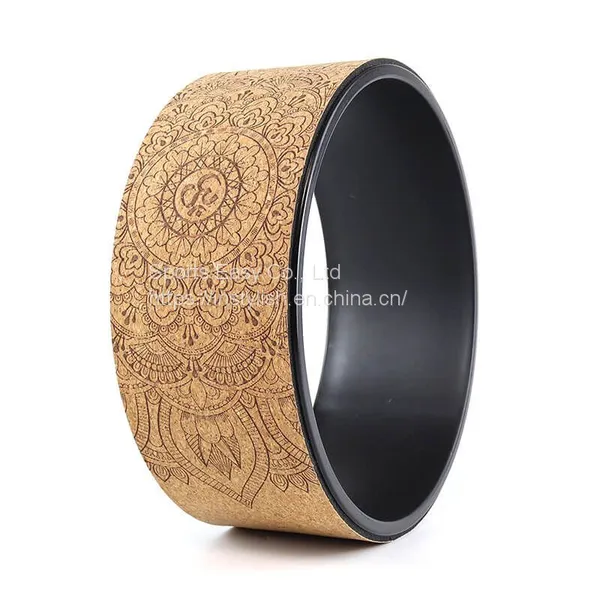 Low MOQ Customized Cork Yoga Wheel With CE Certification photo-2
