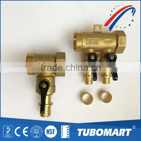 Free Sample Factory OEM Brazil Style Aluminum Handle Heating Brass Manifold With Valve photo-3