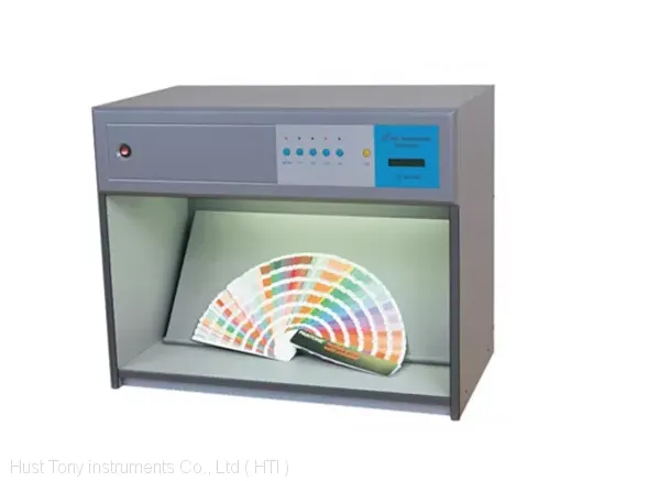 Textile Dyeing Printing Standard Light Color Assessment Cabinet With 4 5 6 7 Lights
