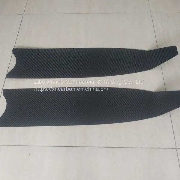 Pure Carbon Fiber Freedive Fins Blade Carbon Free Diving Fins Blade With 3K Twill Weave and Fishing Tail photo-3