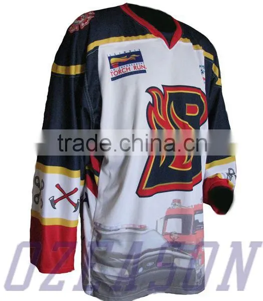 2016 Custom Embroidered Hockey Jerseys,Sublimated Ice Hockey Jersey photo-4