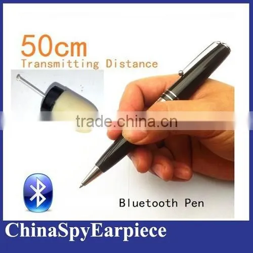 Long Distance Metal Bluetooth Pen Micro Hidden Earpiece photo-6