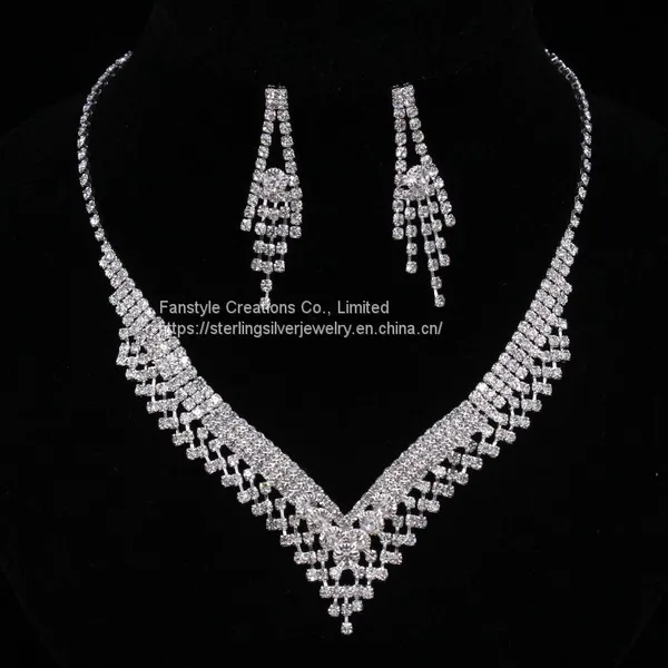 Rhinestone Jewelry for Wedding, Bridal, Party, Pegeant photo-2