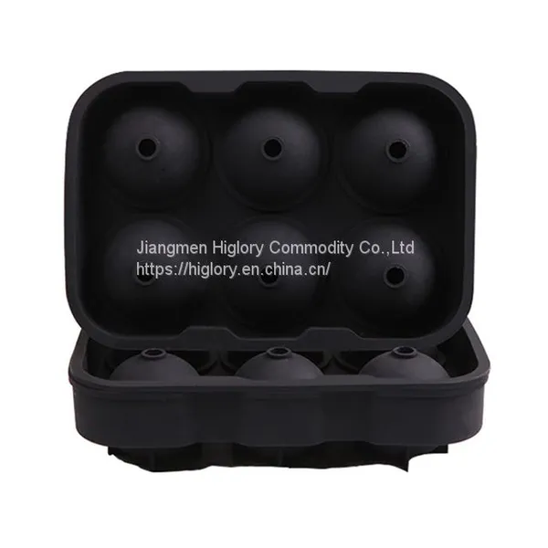 2022 Amazon Hot Selling Ball Shape Household Silicone Freezer Trays Silicone Ice Cube Mold Seals In Freshness With Lid photo-3