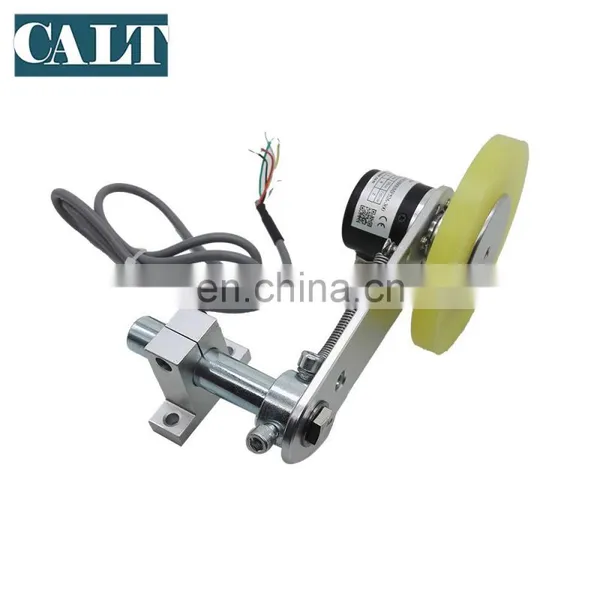 CALT Encoder Wheel 300mm With Mounting Bracket for Conveyor Belt photo-2