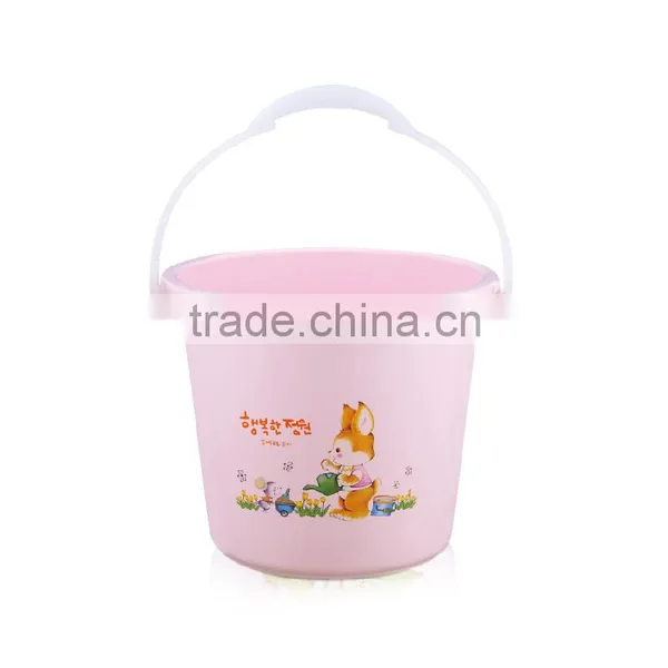 High Quality Carton Large Capacity Home PP Plastic Bucket With Handle photo-2