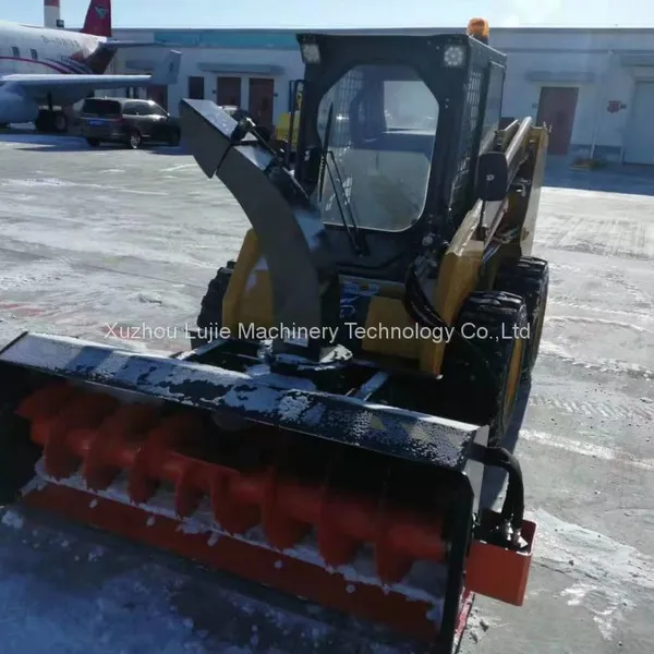 Chinese Skid Steer Loader Snow Blower Skid Steer Snow Thrower Exporter photo-2