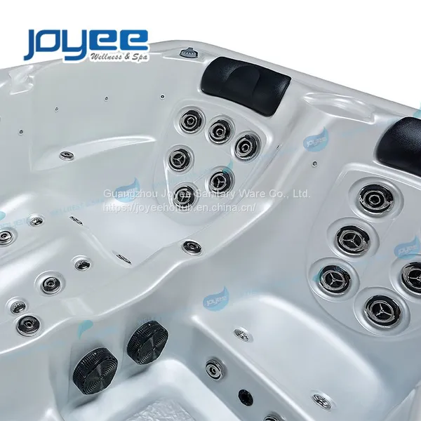 JOYEE SS Frame Colorful Design Massage Whirlpool Spa Hot Tub For Spa Resort photo-5
