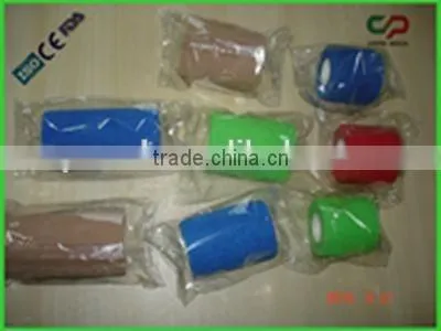 Compression Bandage Medical Non Woven Cohesive Wrap With ISO CE FDA photo-2