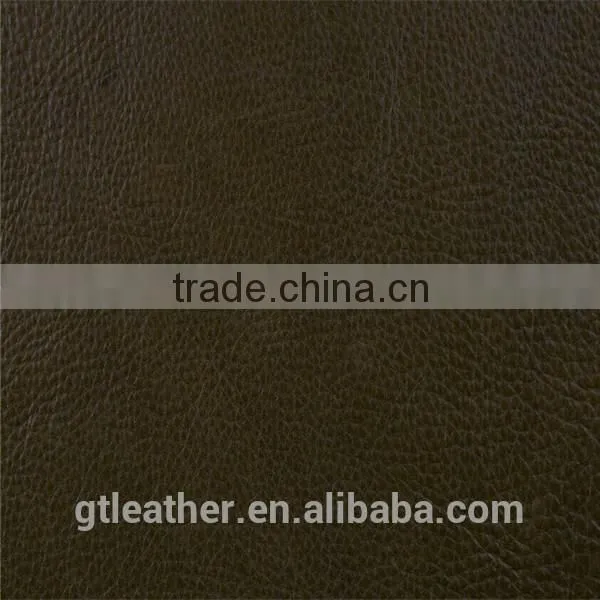 Genuine Cow Finished Leather for Shoes Upper,bag ,cap photo-5