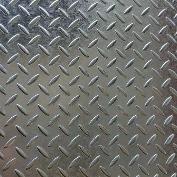 Hot Dipped Dx51d Z275 Z180 Zinc Coating High Quality Galvanized Steel Sheet Sgh340 Checkered Gi Plate photo-2