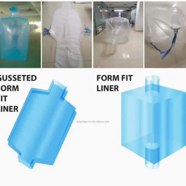 FIBC Bulk Bag Liners Compatible With 1-2 Ton Jumbo Bags for Safe Transport photo-2