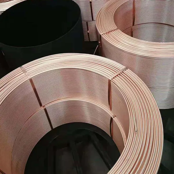 C10100 C10200 C11000 C12200 Seamless Copper Pancake Coil Tube OD3.18-28.58mm Custom Length Roll photo-2