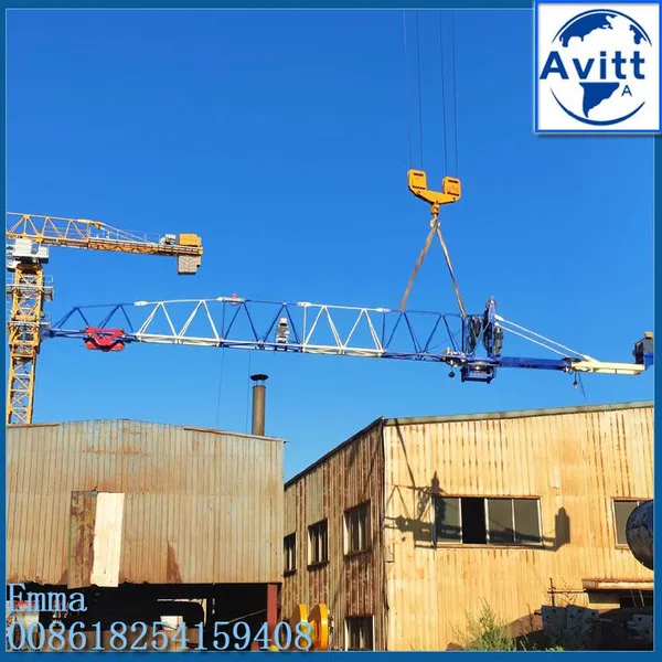 1Tons Small Topless Inner Climbing Tower Crane for High Building Construction photo-3