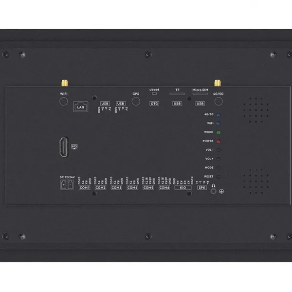 GeniusCore 10.1 Inch RK3568 Android Industrial Panel PC | IPS Touch, RS232/RS485, PoE, 500-1000Nits High Brightness HMI Touch Screen photo-5