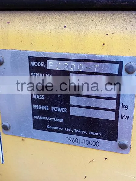 Used Excavator Original PC200-7 Made in Japan/Komat Kobelco Cater in Low Price photo-4