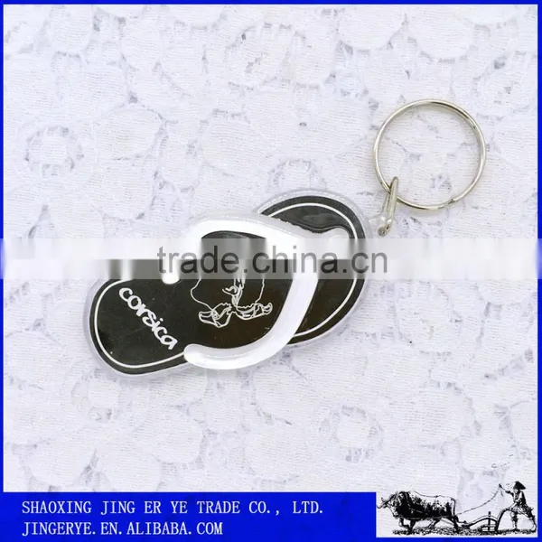 Customized Floating Flip Flop Plastic Key Chain photo-4