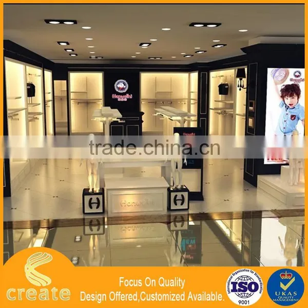OEM/ODM Making Cabinet Designs for Children's Clothes,shop Furniture Garment Display for Kids Clothing photo-4