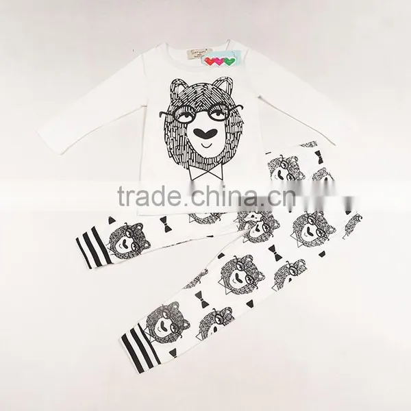 2015 Spring & Autumn Boy Clothes Set Baby Boy Long Sleeve T-shirt + Pants 2pcs Set Children Clothes Outfits photo-5