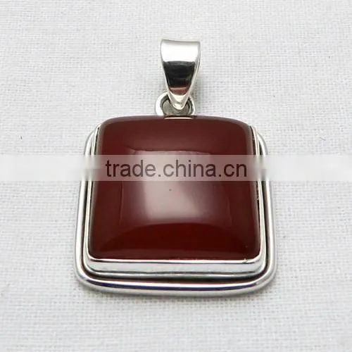 Fantastic Carnelian Pendant, Gemstone Silver Jewelry, Online SIlver Jewelry photo-2