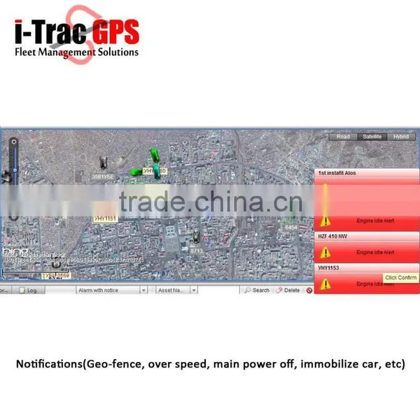 gps tracking software development supports google earth, bing map and android