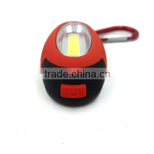 COB LED Keychain Light Compact LED Flashlight With Keychain With Magnet photo-3