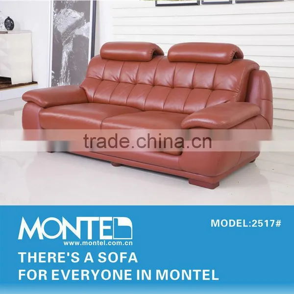 2014 New Red Leather Sofa Italian photo-4