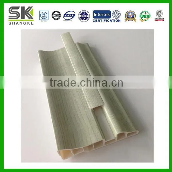 PVC Skirting Board for Interior Decoration / Pvc Plinth for Wall photo-4