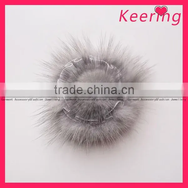 Beautiful Fur Pom Poms Ball Embellishments for Cloth WPH-1516 photo-3