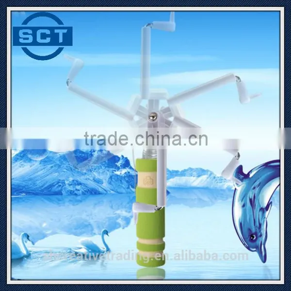 NEW Foldable Super Mini Wired Selfie Stick Handheld Extendable Monopod With Built in Shutter Non-slip Handle photo-5