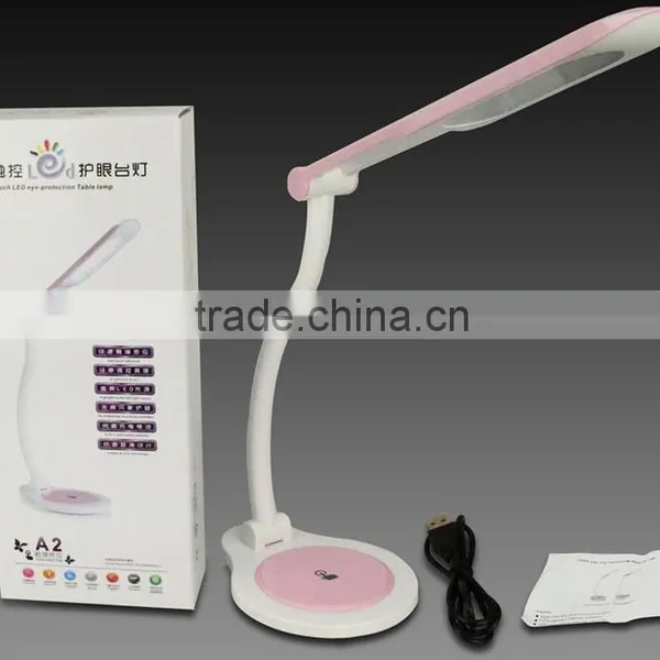 Portable Touch-sensor 12W LED Desk Lamp for Study and Work Area