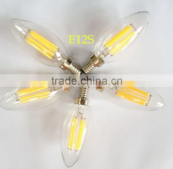 Dimmable C35 4W LED FILAMENT Candle Lights E12S 110V US photo-2