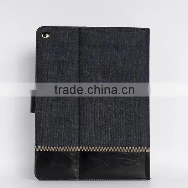 Blue Jean & Genuine Leather Protective Cover Case Tablet photo-4