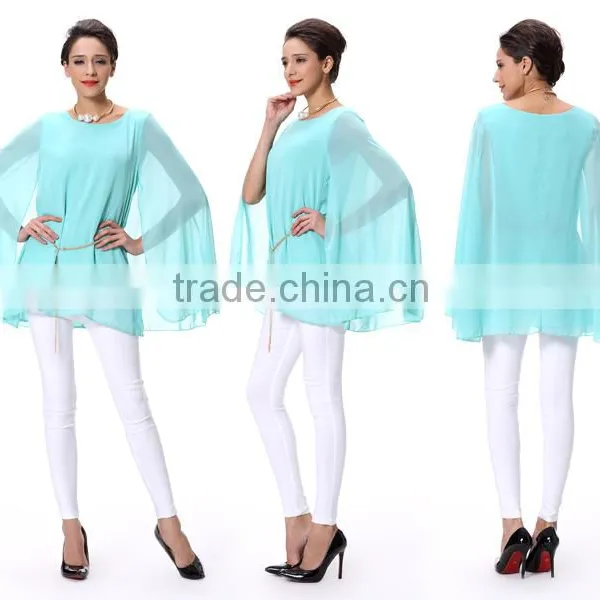 African Hotsale Long Sleeves Cape Tops photo-4