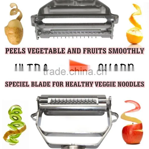 Ultra Sharp Stainless Steel Julienne Peeler Vegetable Slicer Julienne Slicer Kitchen Tool Kitchen Gadget photo-5