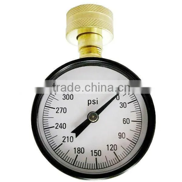Black Steel Case or ABS Case Water Pressure Gauges Manufacturer photo-3