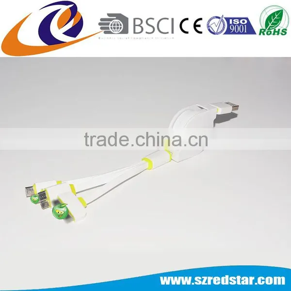 Factory Price Custom Logo 4 in 1 Multifunctional USB Charger Cable for Iphone6/iphone 6s/Samsung photo-2