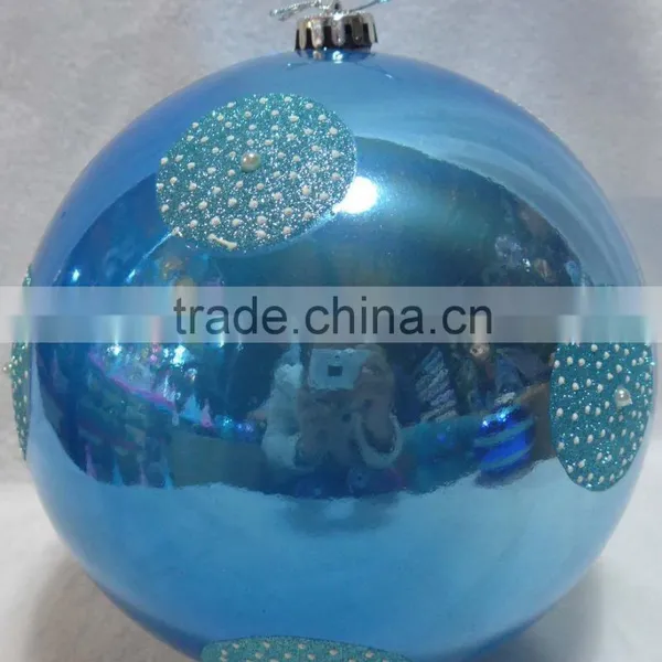 20CM Good Quality Plastic Ball With Hand Painting Big Plastic Bauble photo-5