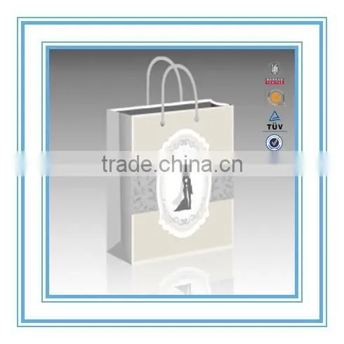 Factory Direct Sale High Efficiency Machine Made Paper Bag With Silk Handle photo-2