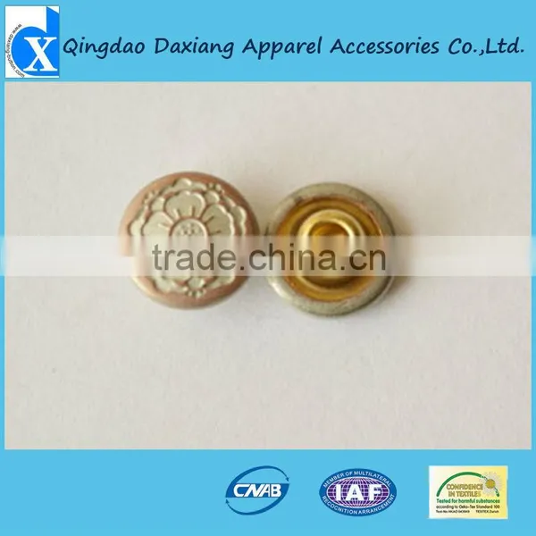 fashion jeans button and rivet for garment