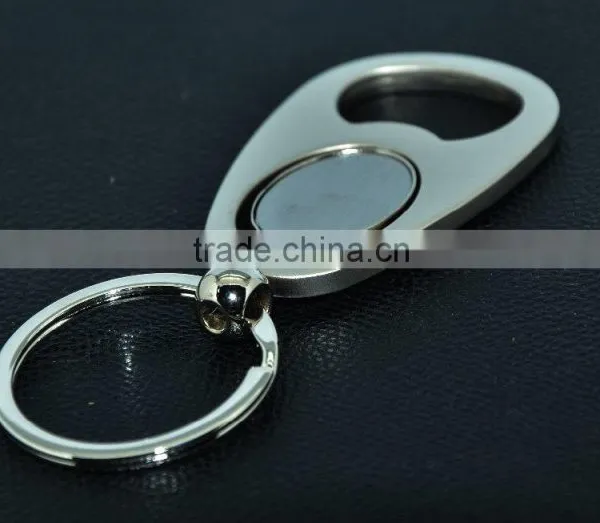 Rotatable Metal Bottle Opener Keychain for Promotion photo-4