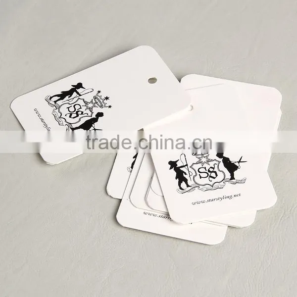 Art Paper Printed Paper Card With Round Angle Cut for Men's Outer Jackets photo-3