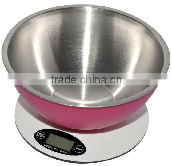 Future Life 5kg/11lb Precision Digital Mixing Bowl Kitchen Scale Stainless Steel Measuring Modes photo-3