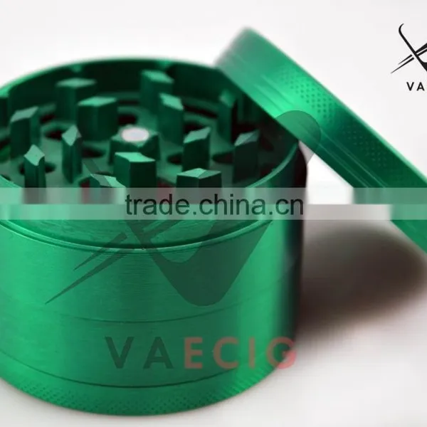 Hottest Smoking Herb Grinder Wholesale CNC Teeth 63mm 4 Parts High Quality Zinc Alloy Herb Grinder Free LOGO in Shock photo-3