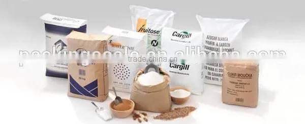 2015 NEW! Semiautomatic PP Woven Bag Packing Machine for Flour, Soya Bean Powder, Wheat Flour photo-3