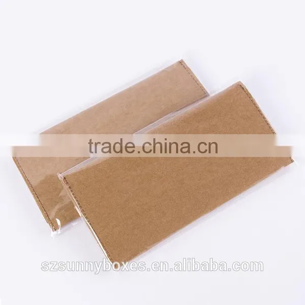 Washable Kraft Paper Folding Long Wallet With 9 Card Slots photo-6