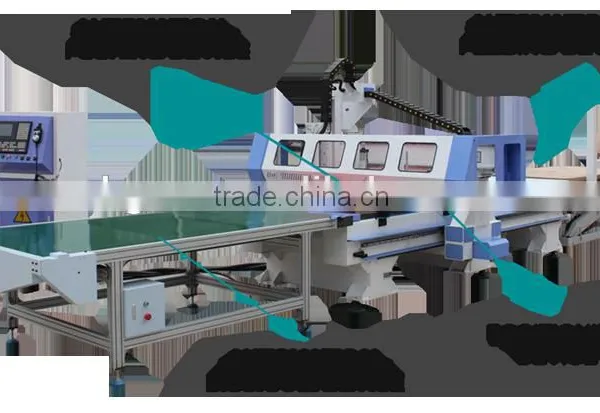 Automatic wood carving machine loading and unloading panel furniture production line best price for sale