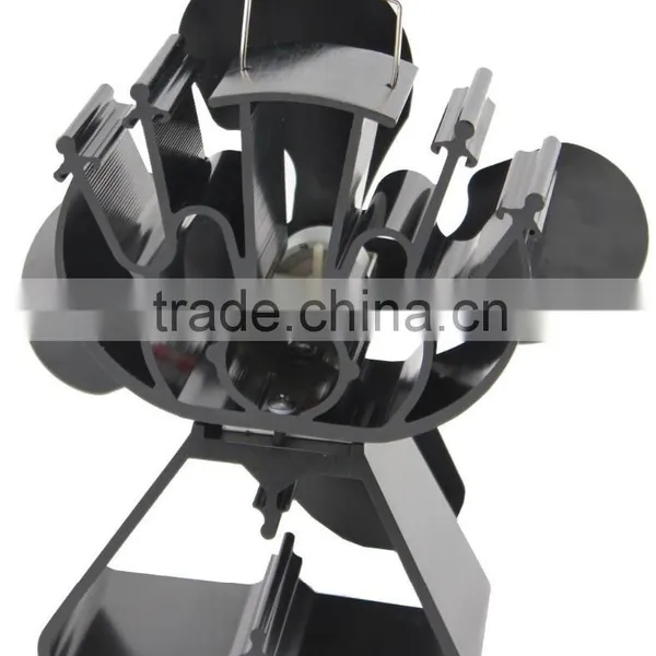 Heat Powered Stove Fan, Log BurnerFire Fan in Black photo-4