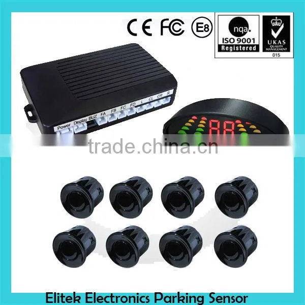 Car Front & Rear 8 eyes parking sensor for toyota rav4